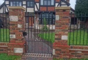 Made to Measure Wrought Iron Pedestrian Gate in Esher, Oxted, Horsham, Haywards Heath, Brighton, Sussex, Surrey, Kent and London