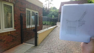Made to Measure Iron Pedestrian Gate in Esher, Oxted, Horsham, Haywards Heath, Brighton, Sussex, Surrey, Kent and London