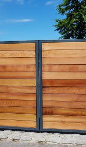 Automated Wooden Driveway gates in East Sussex