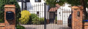Double Electric Wrought Iron Driveway Gates Horsham, Haywards Heath, Brighton, Oxted, Esher, Sussex, Surrey, Kent and London