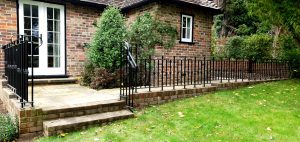 Hand Made Garden Patio Railings in Esher, Oxted, Horsham, Haywards Heath, Brighton, Sussex, Surrey, Kent and London