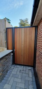 Made To Measure Hardwood Side Gate in Esher, Oxted, Horsham, Haywards Heath, Brighton, Sussex, Surrey, Kent and London