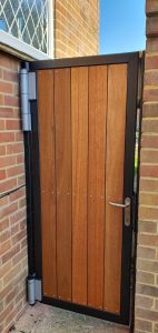 Made To Measure Hardwood Pedestrian Gate in Esher, Oxted, Horsham, Haywards Heath, Brighton, Sussex, Surrey, Kent and London